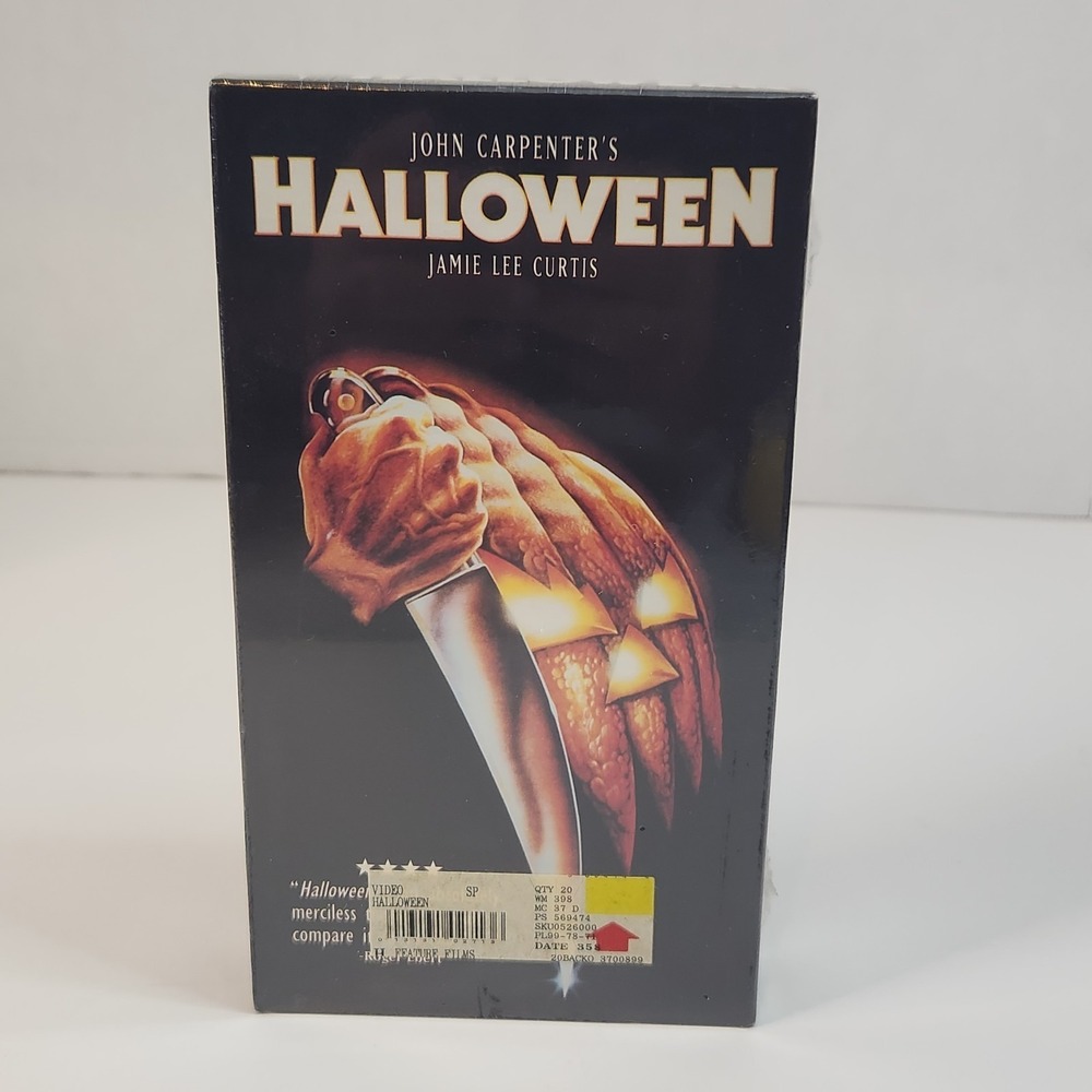 Halloween John Carpenter VHS Factory Sealed